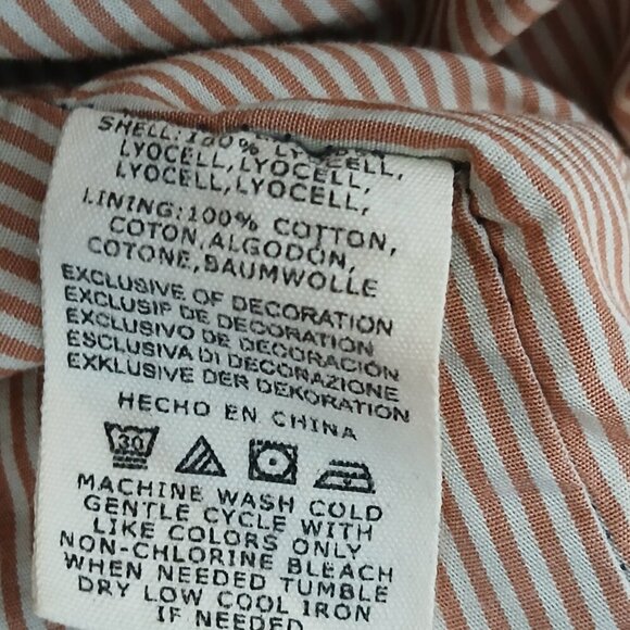 Anthropologie Marrakech Chambray Utility Lightweight Jacket Blue Size Large - Picture 10 of 11